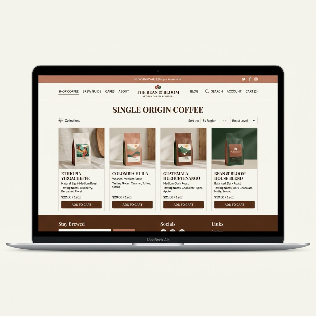 Website Mockup 3